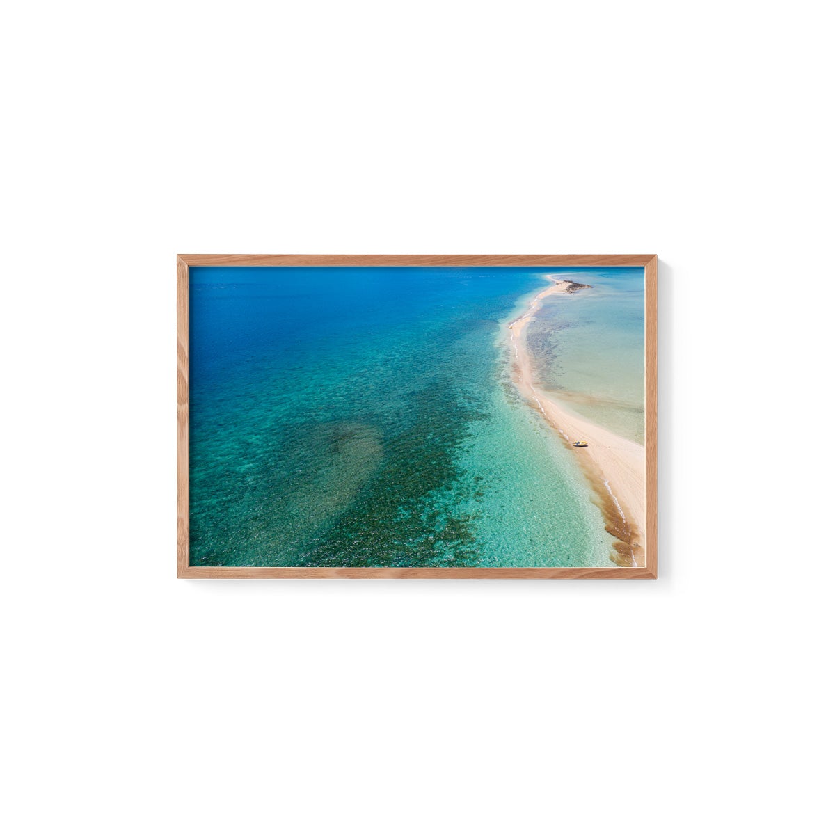 Langford Island Sandbar and Tender #2 - Framed Print