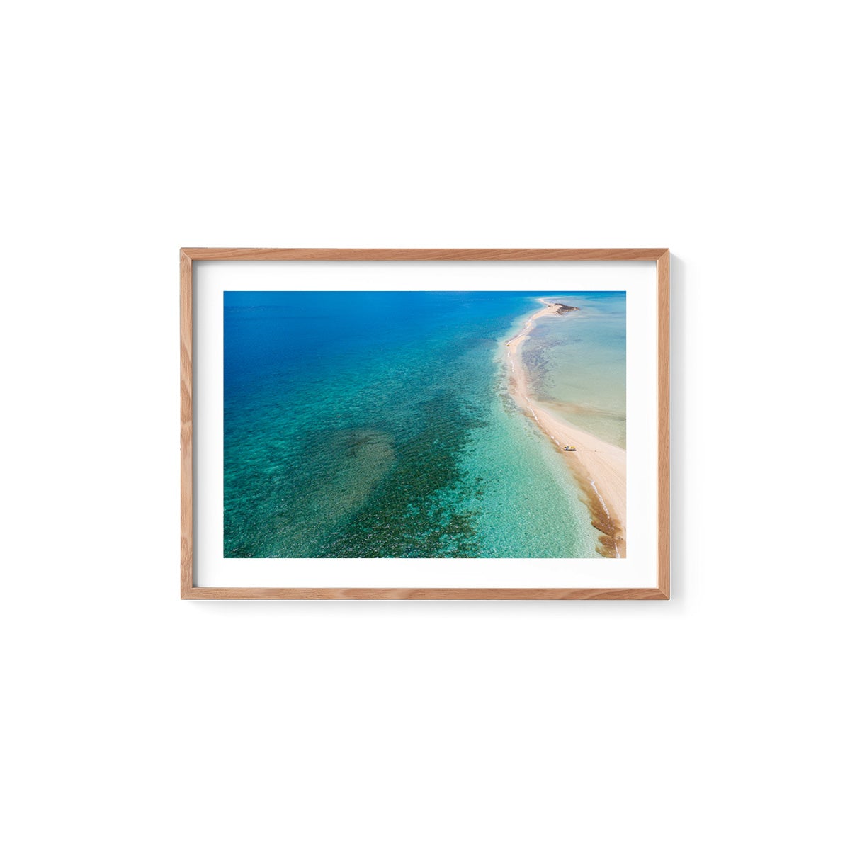 Langford Island Sandbar and Tender #2 - Framed Print