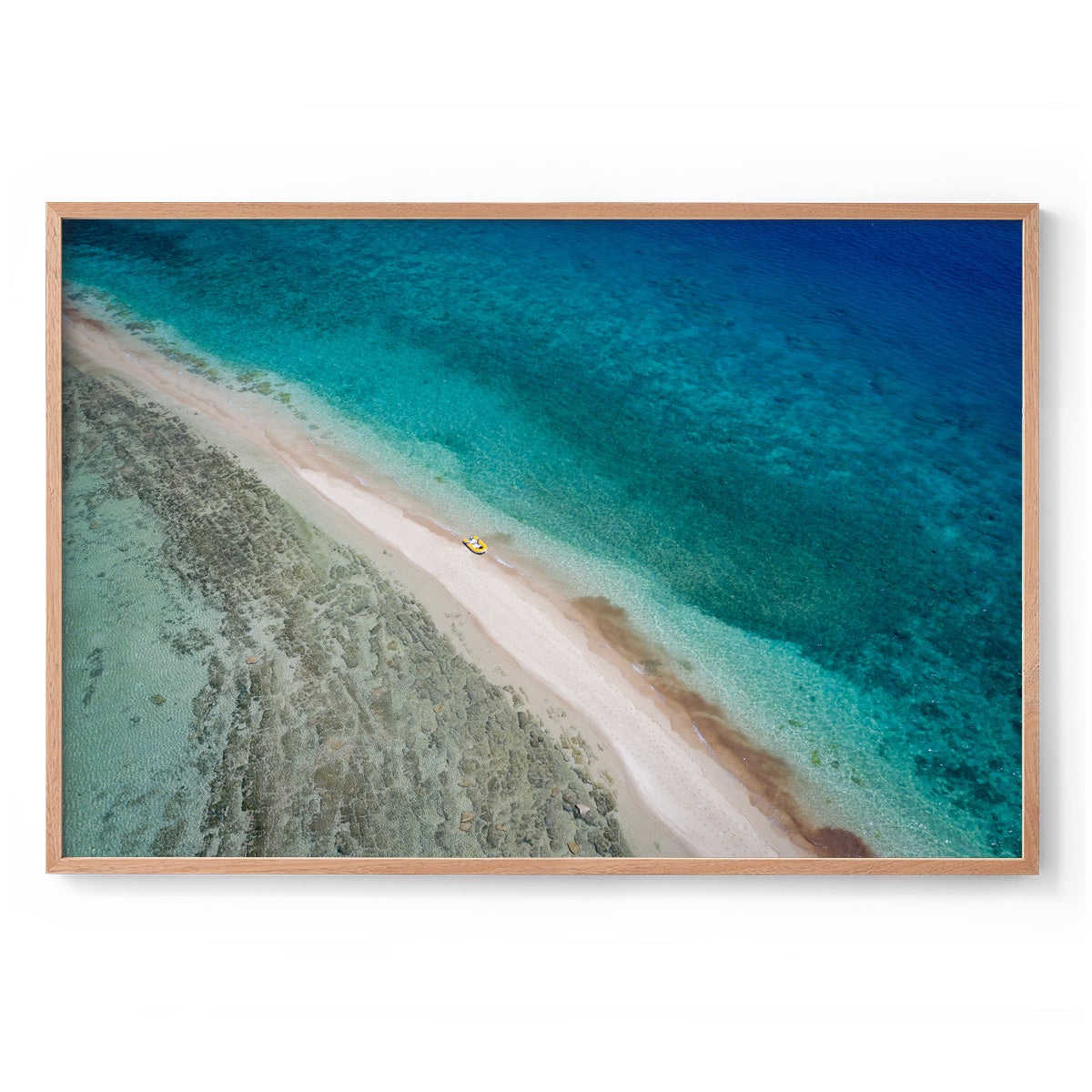 Langford Reef Sandbar - Framed Print