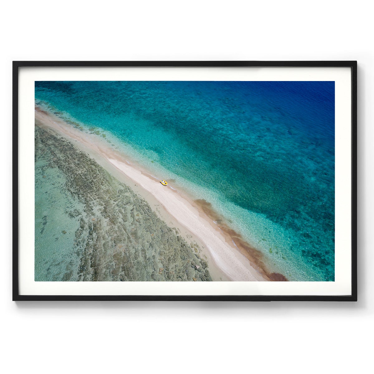 Langford Reef Sandbar - Framed Print