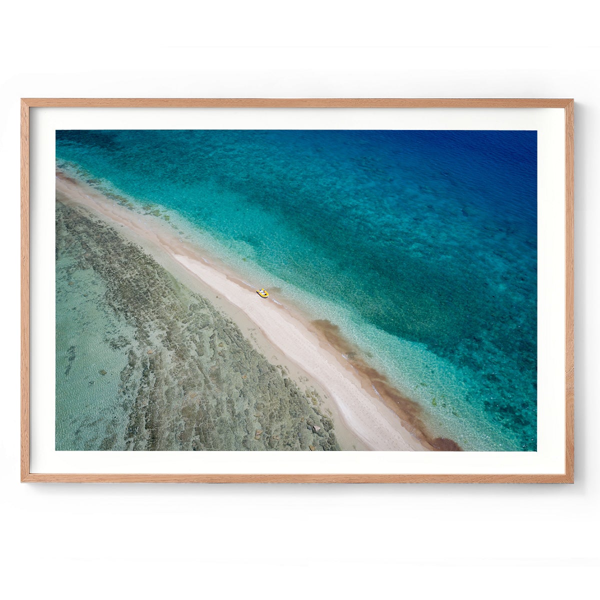 Langford Reef Sandbar - Framed Print