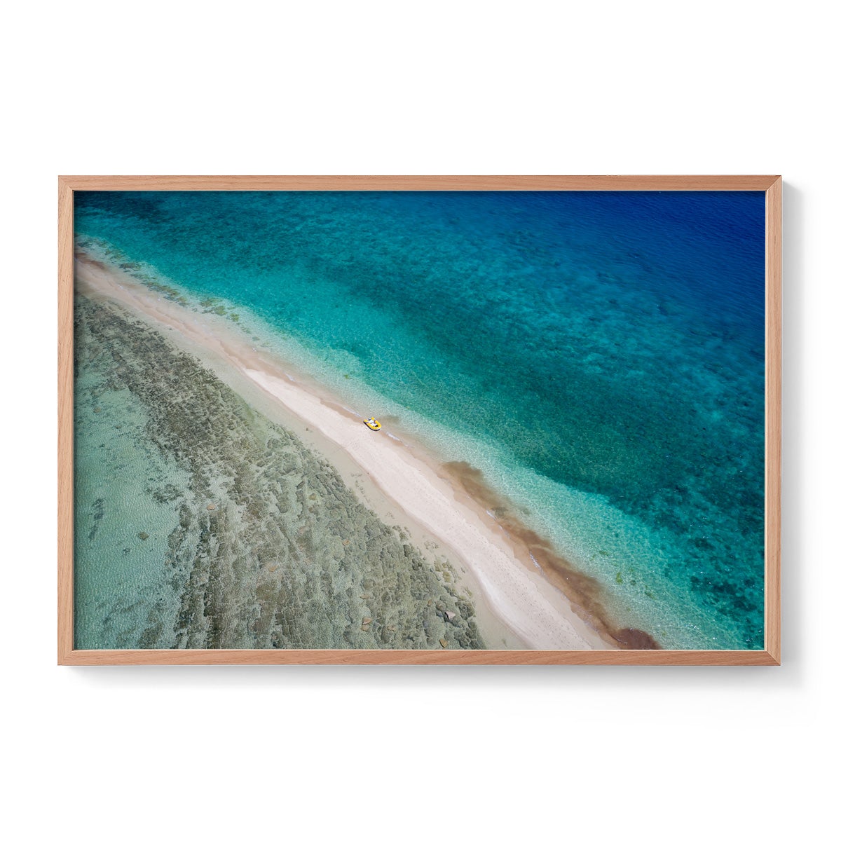 Langford Reef Sandbar - Framed Print