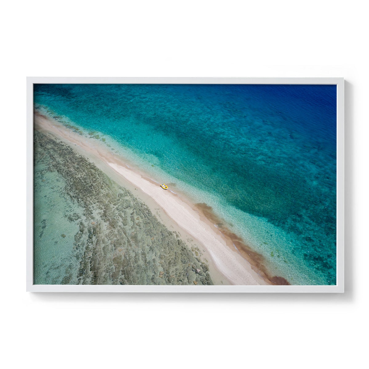 Langford Reef Sandbar - Framed Print