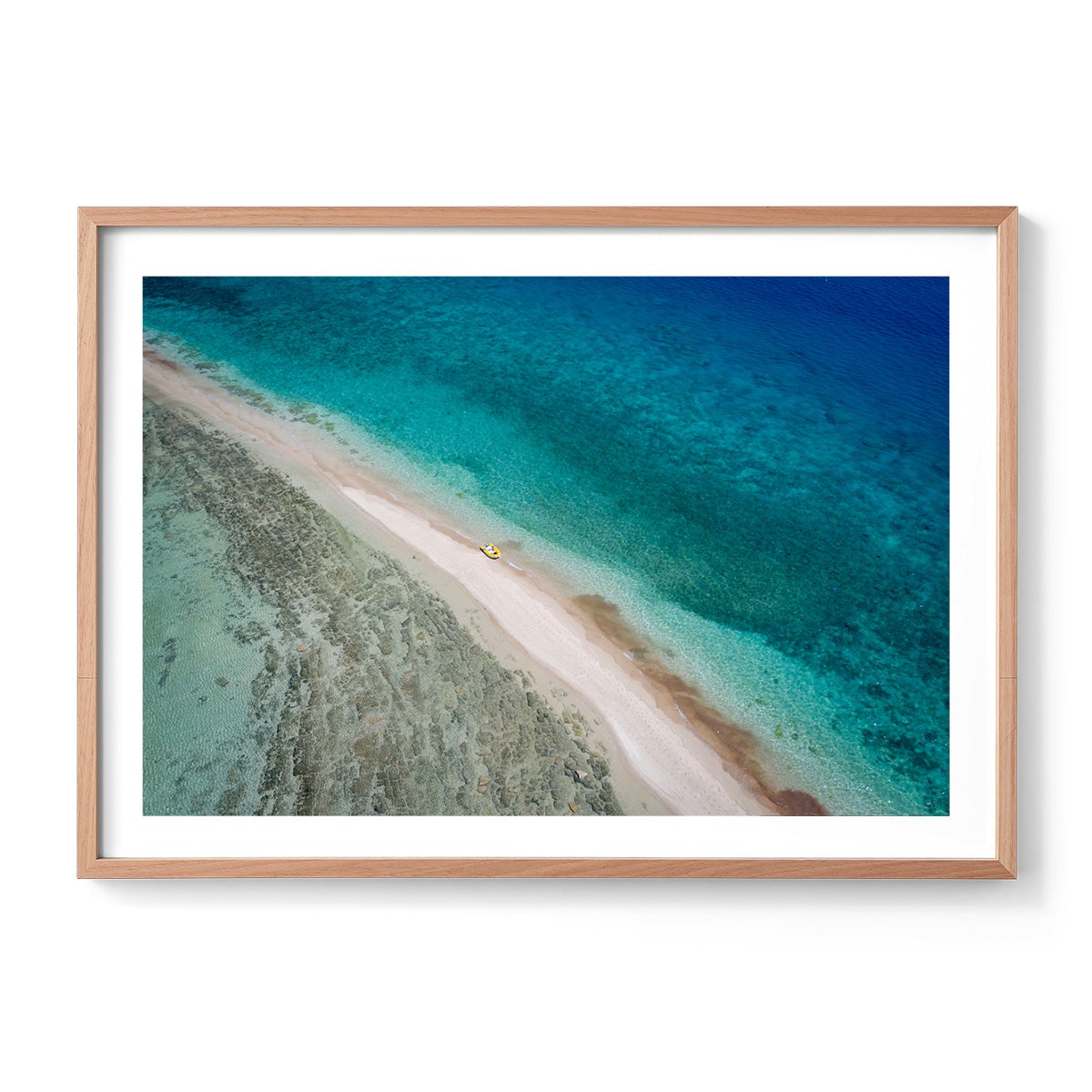 Langford Reef Sandbar - Framed Print