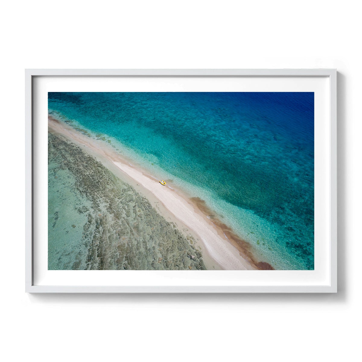 Langford Reef Sandbar - Framed Print