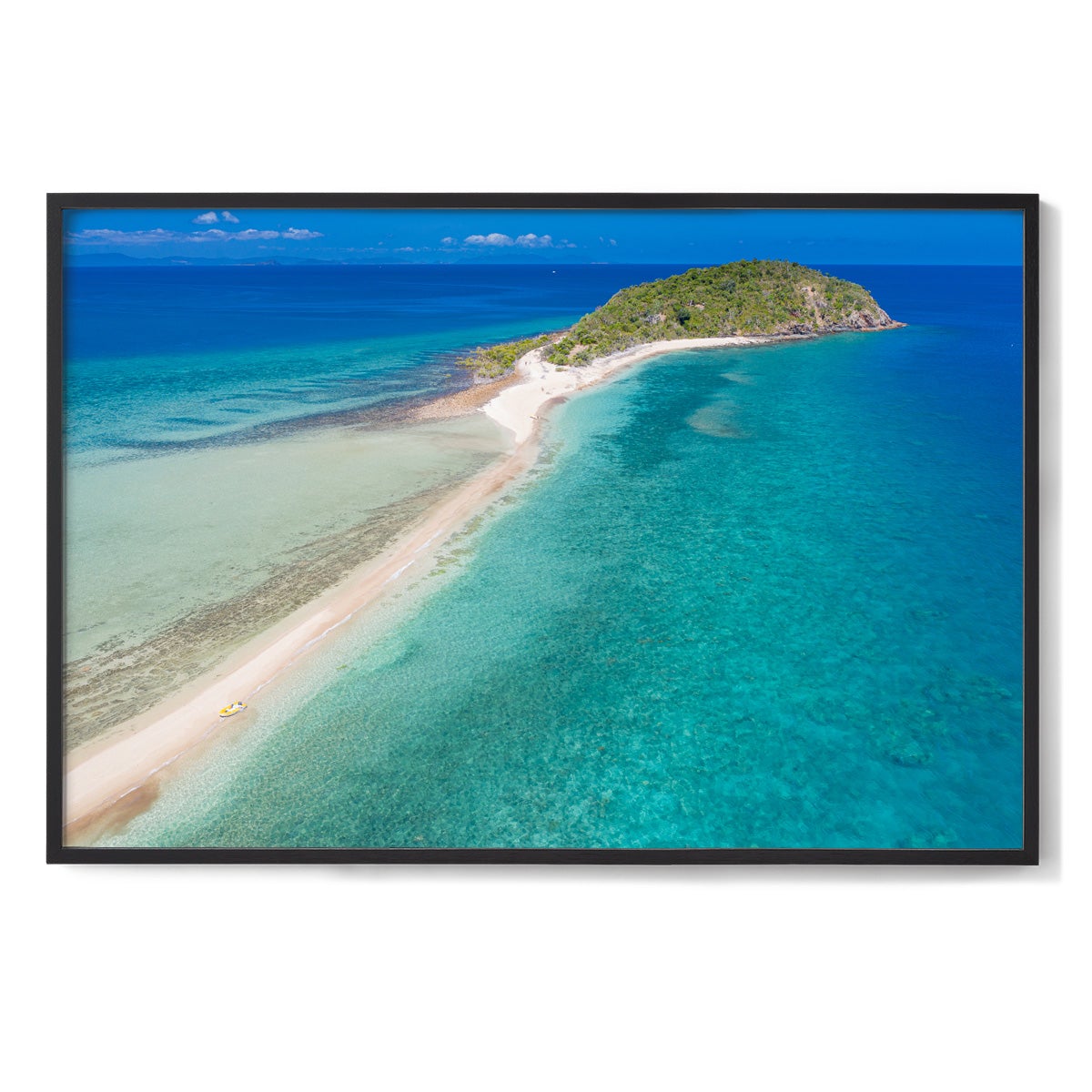 Langford Island and Reef - Framed Print