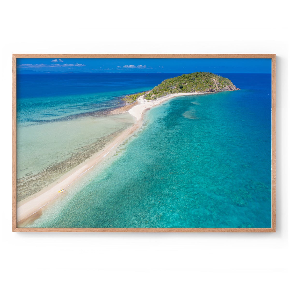 Langford Island and Reef - Framed Print