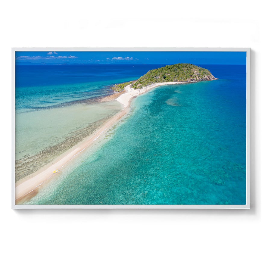 Langford Island and Reef - Framed Print