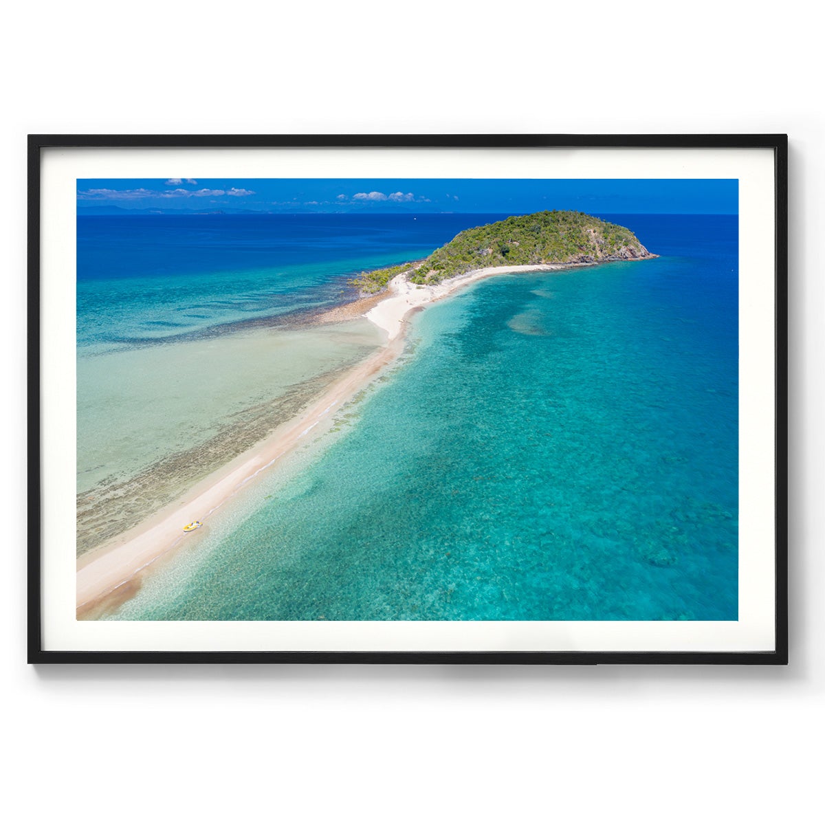 Langford Island and Reef - Framed Print