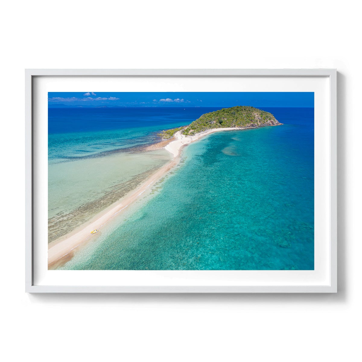 Langford Island and Reef - Framed Print