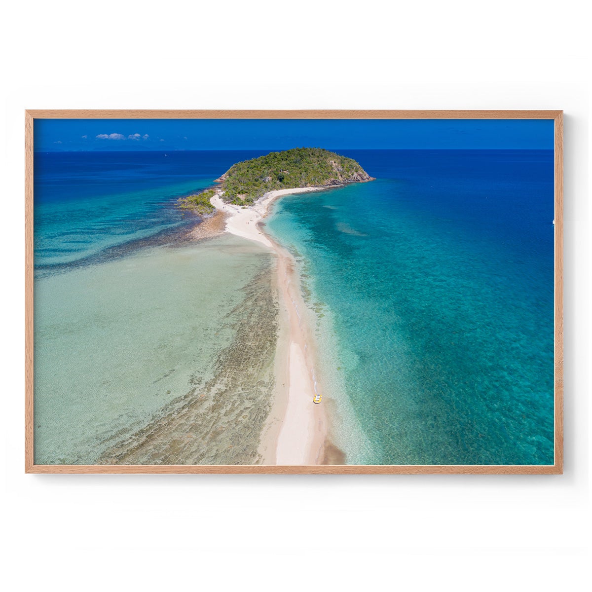 Langford Island and Reef #2 - Framed Print