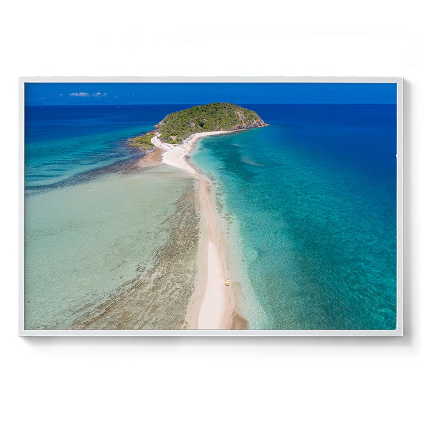 Langford Island and Reef #2 - Framed Print