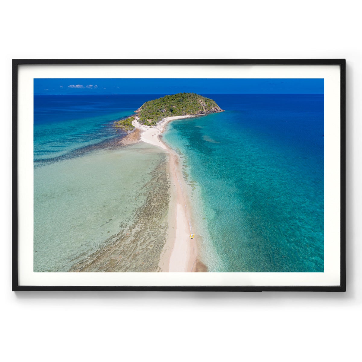 Langford Island and Reef #2 - Framed Print