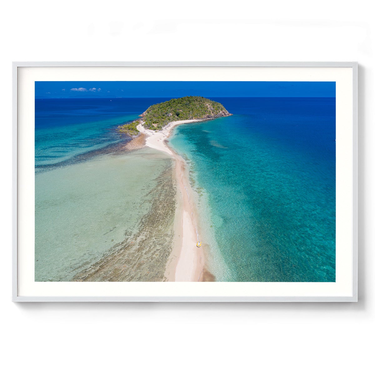 Langford Island and Reef #2 - Framed Print