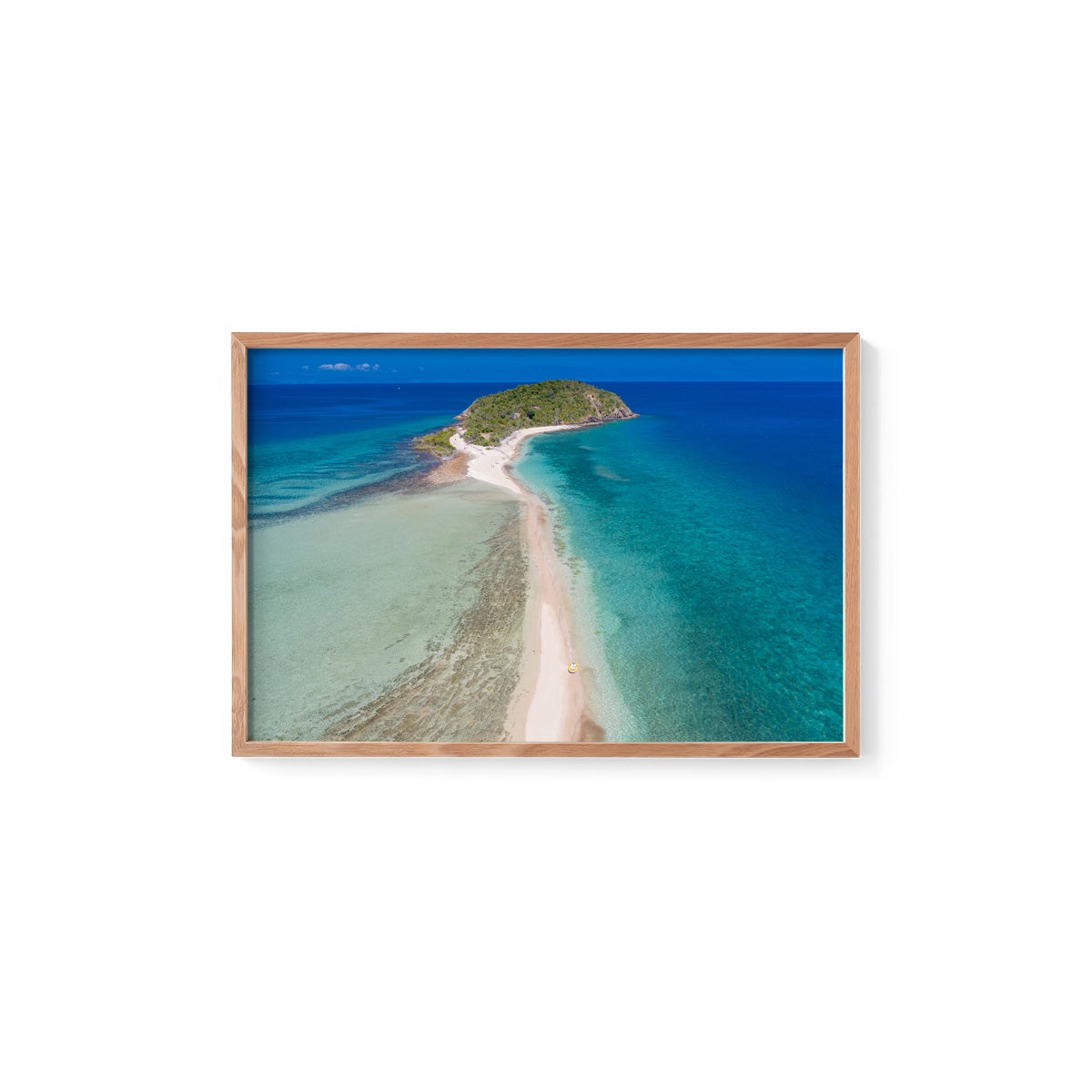 Langford Island and Reef #2 - Framed Print