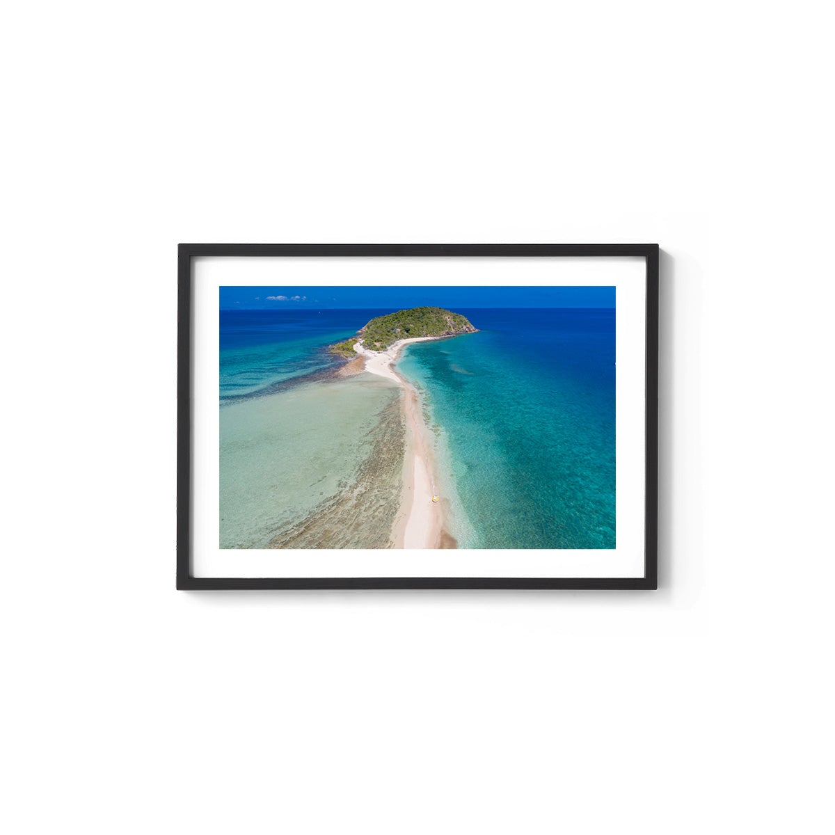 Langford Island and Reef #2 - Framed Print