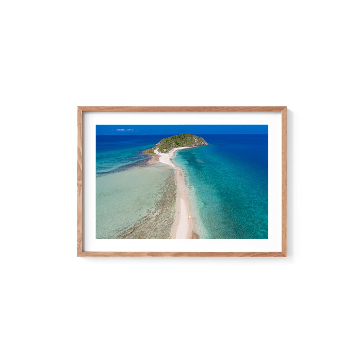 Langford Island and Reef #2 - Framed Print