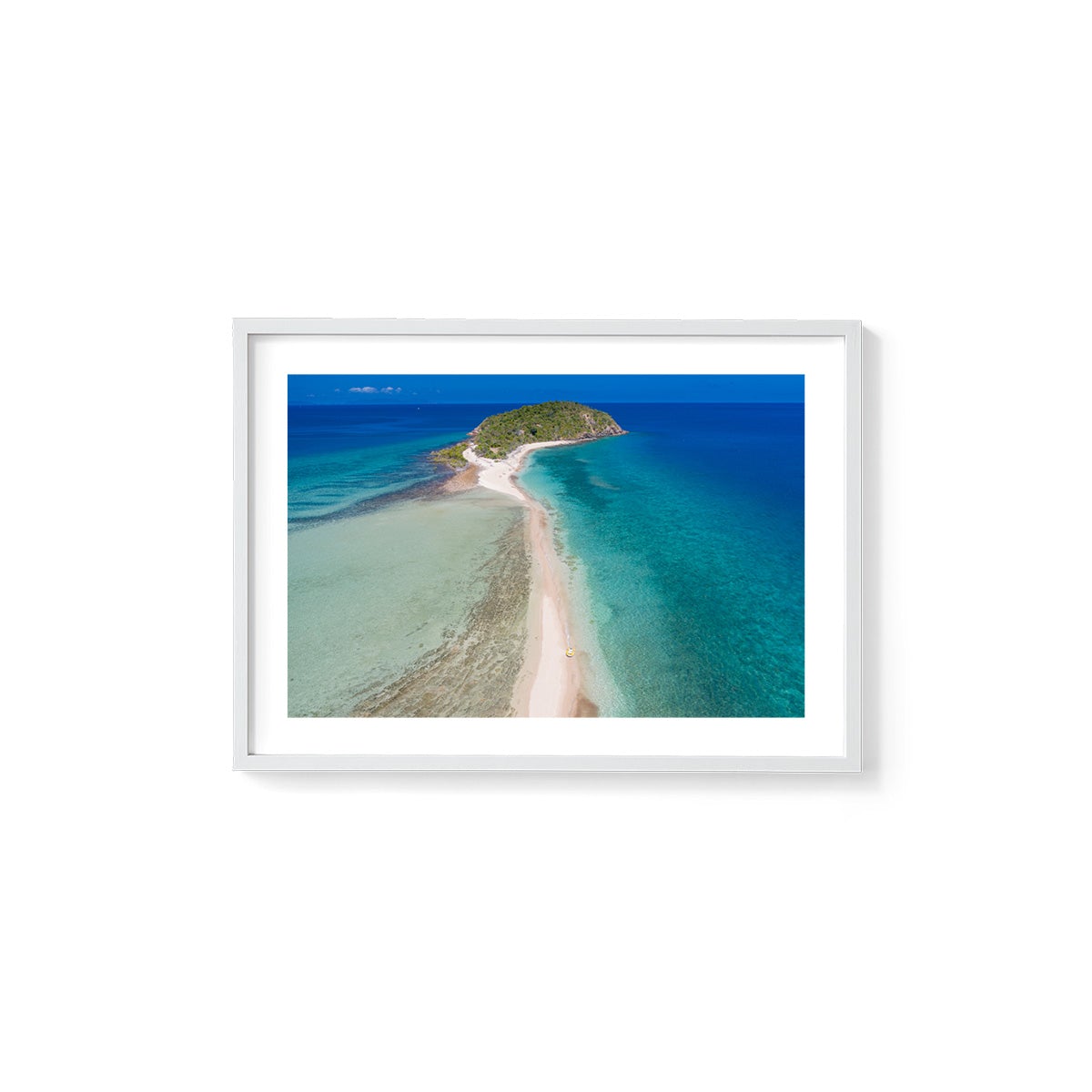 Langford Island and Reef #2 - Framed Print