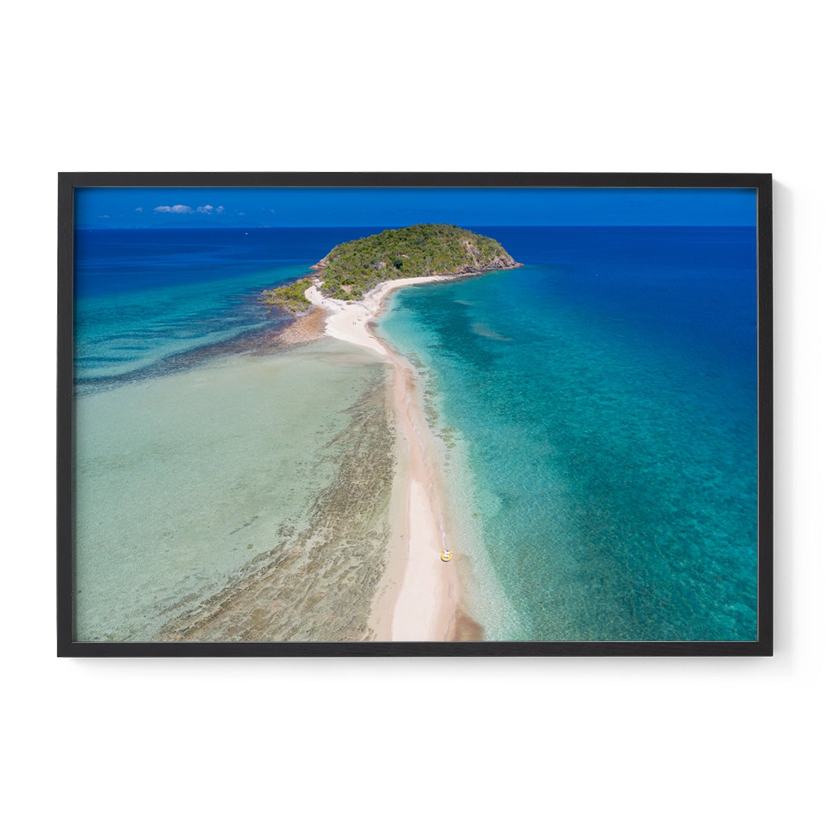 Langford Island and Reef #2 - Framed Print