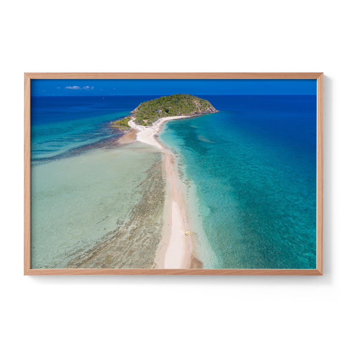 Langford Island and Reef #2 - Framed Print