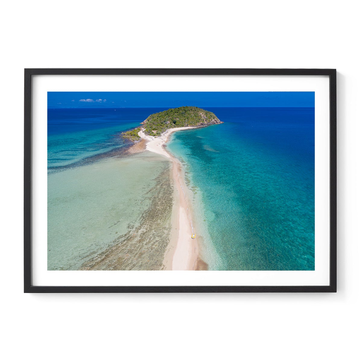 Langford Island and Reef #2 - Framed Print