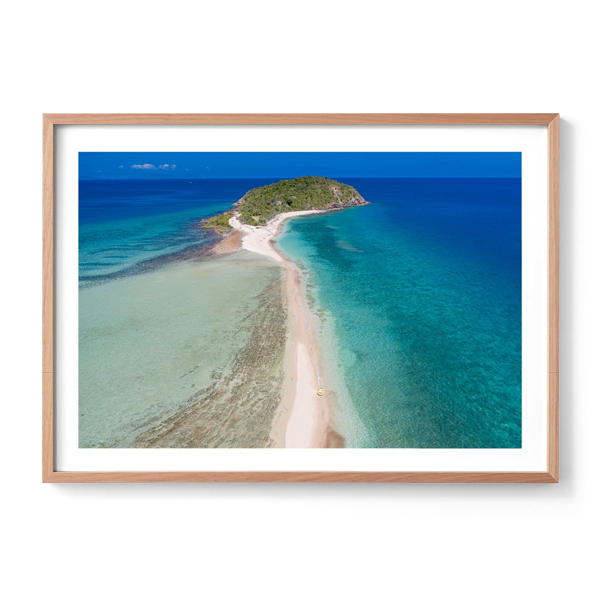 Langford Island and Reef #2 - Framed Print