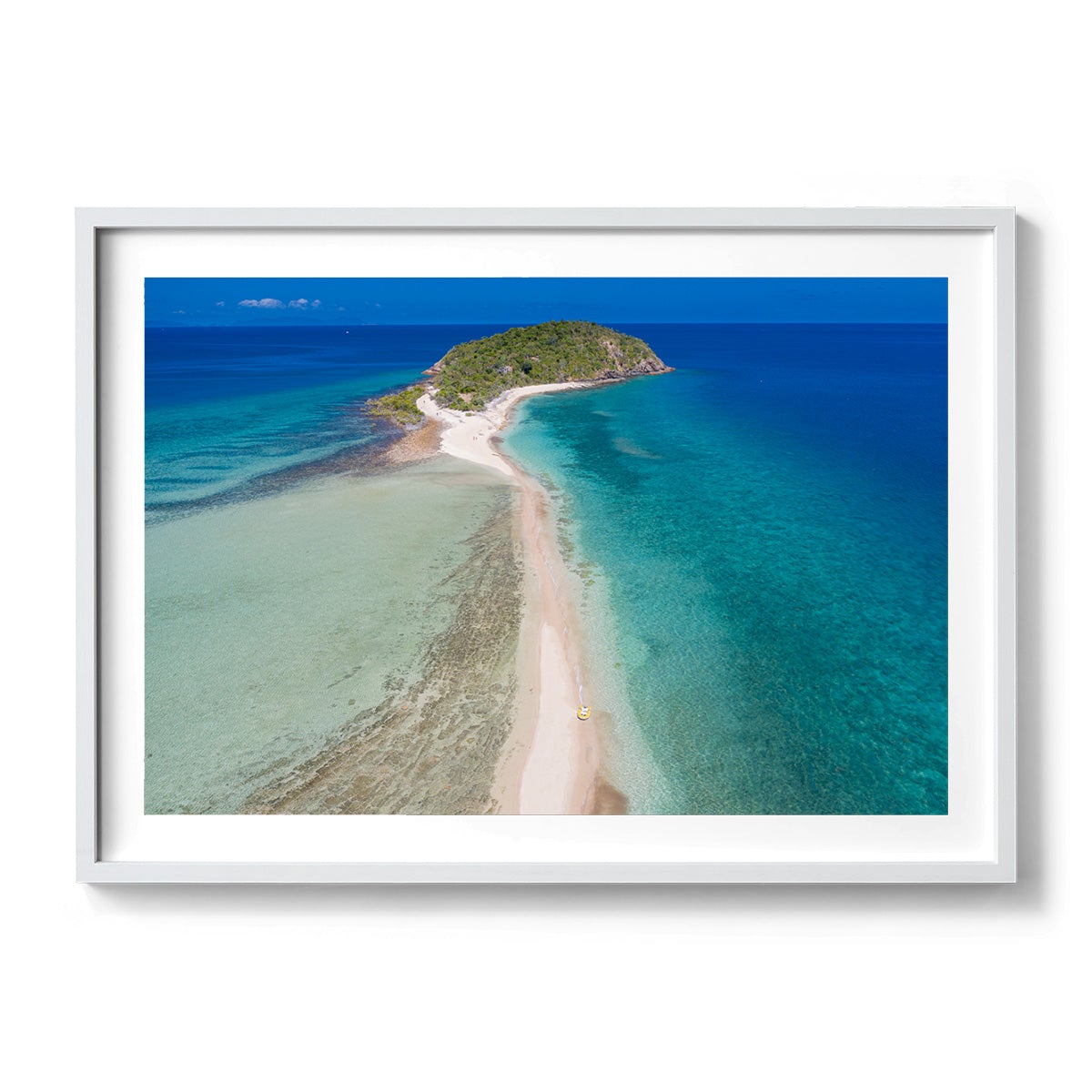 Langford Island and Reef #2 - Framed Print