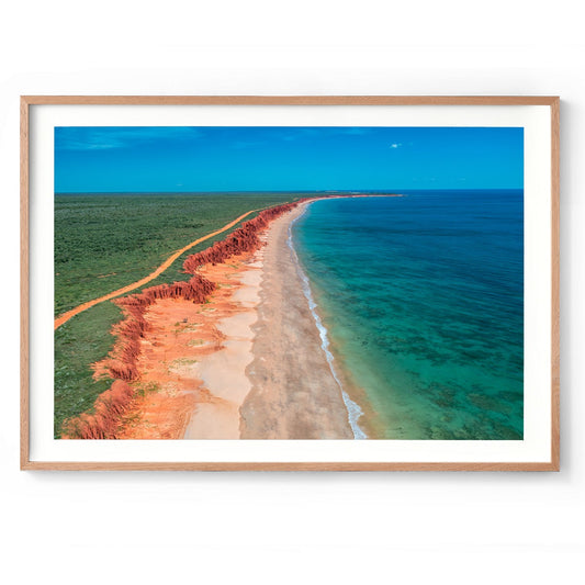 James Price Point Aerial #1 - Framed Print