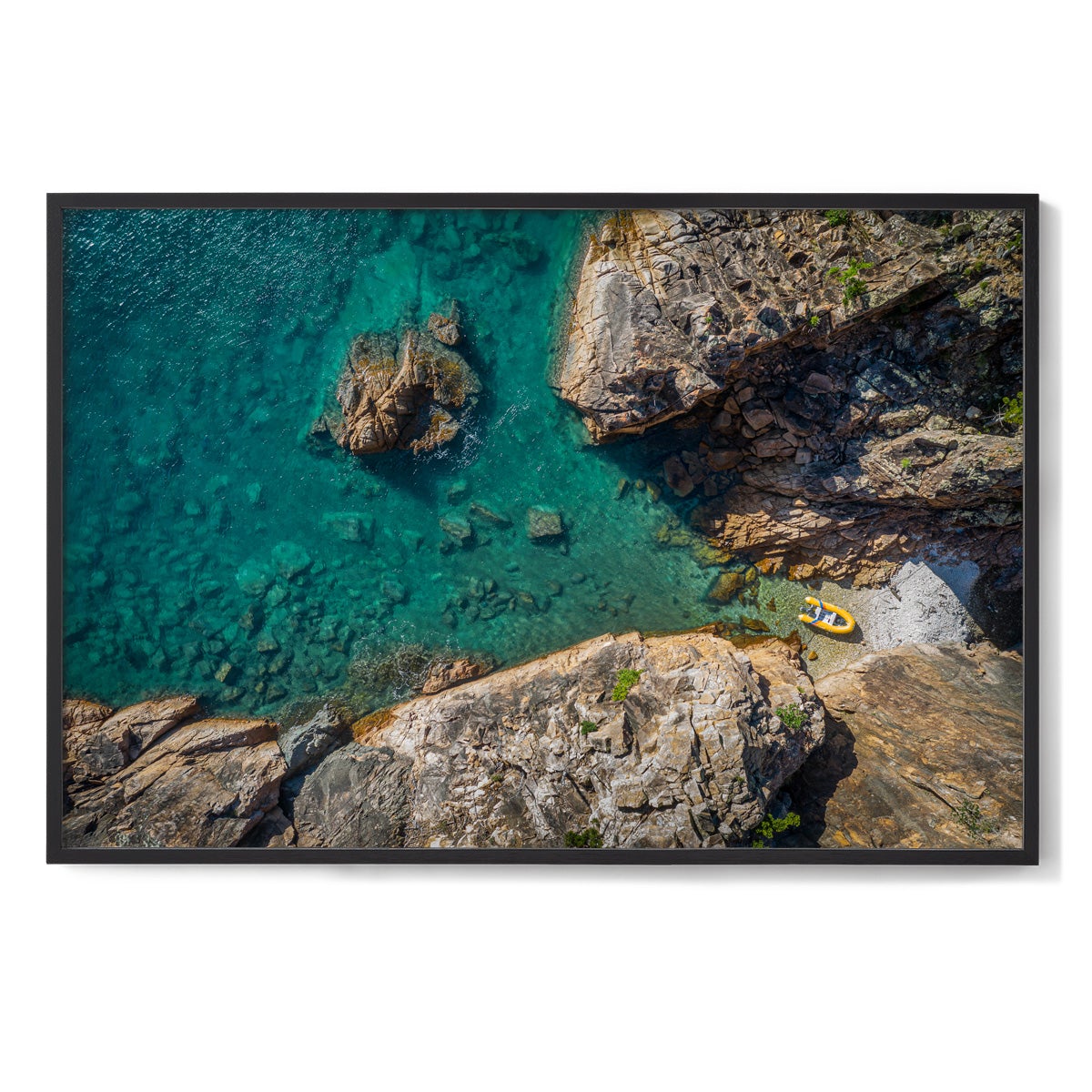 Dolphin Point Beach - Framed Print