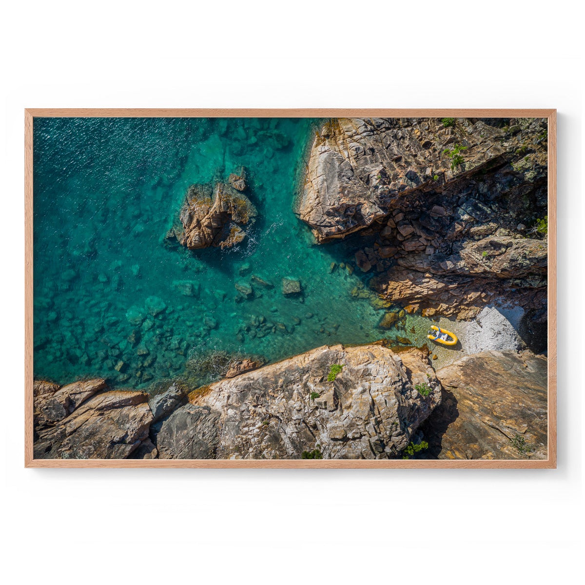 Dolphin Point Beach - Framed Print