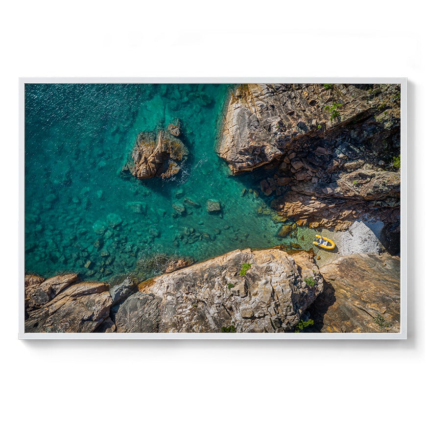 Dolphin Point Beach - Framed Print