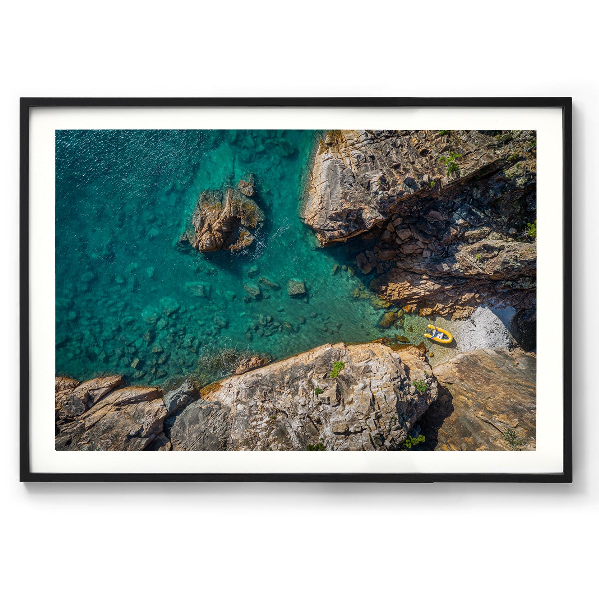 Dolphin Point Beach - Framed Print