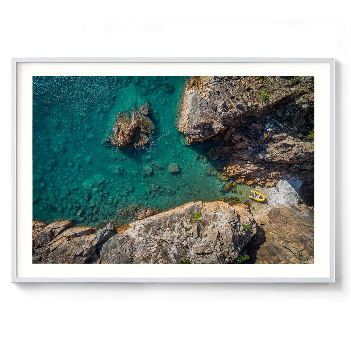 Dolphin Point Beach - Framed Print