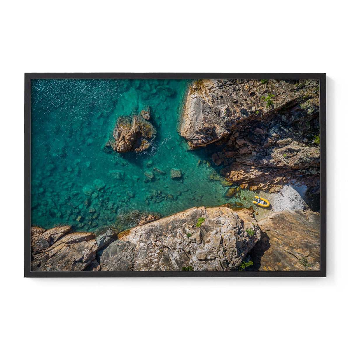 Dolphin Point Beach - Framed Print