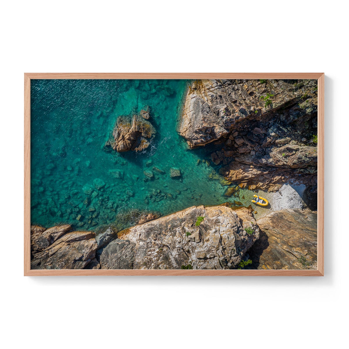 Dolphin Point Beach - Framed Print