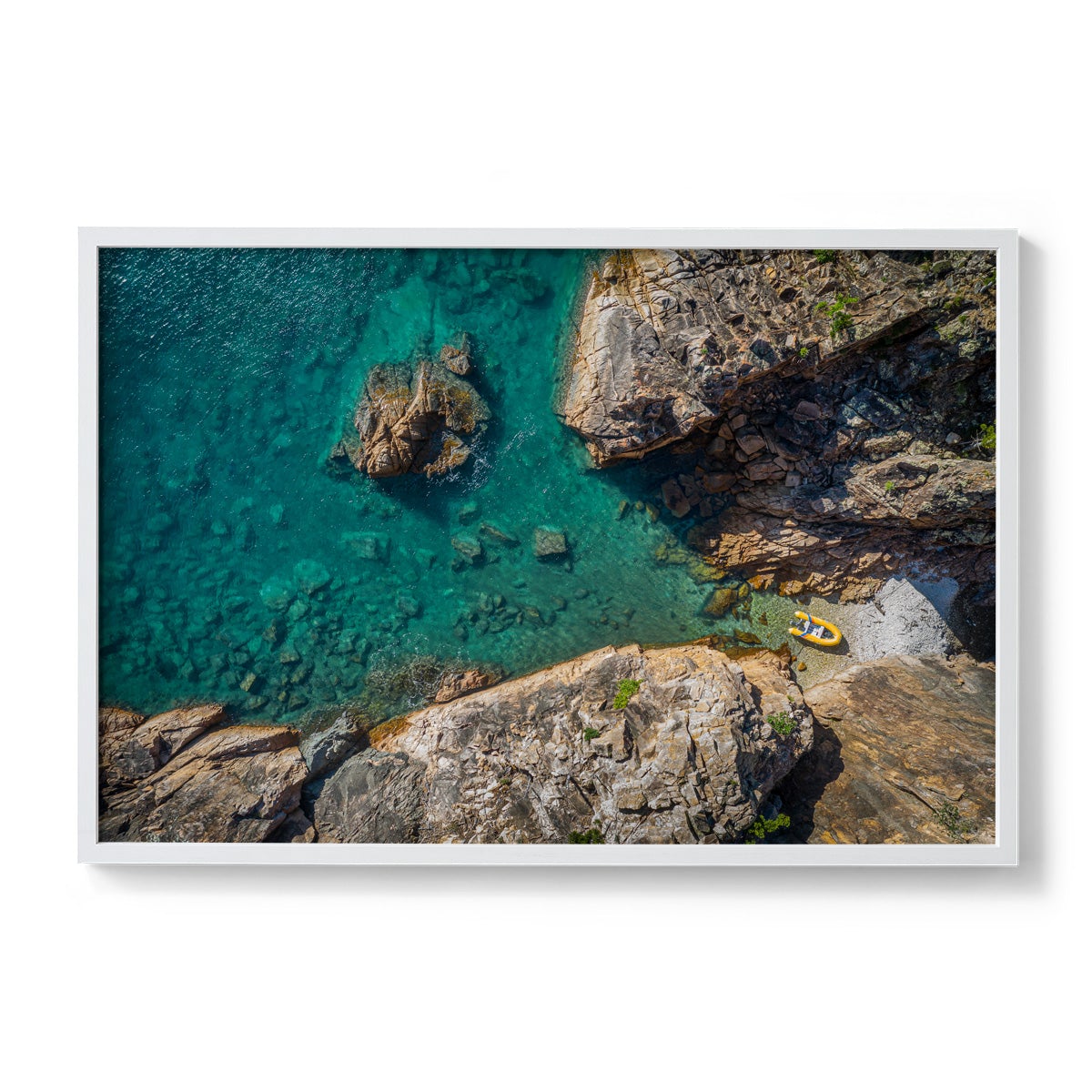 Dolphin Point Beach - Framed Print