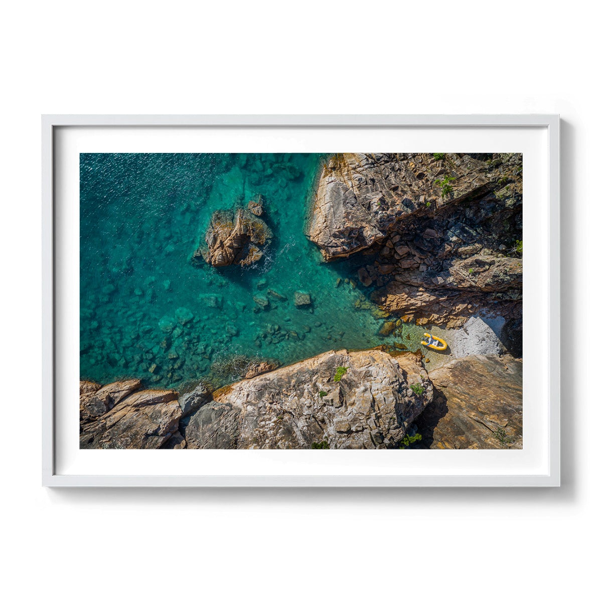 Dolphin Point Beach - Framed Print