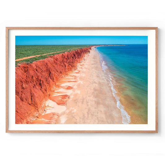 James Price Point Aerial #2 - Framed Print