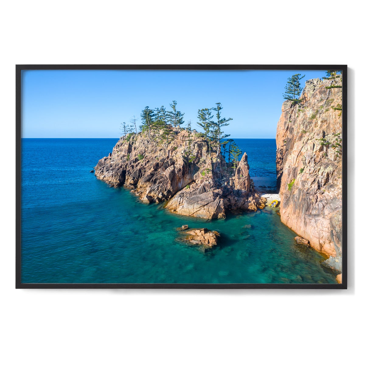 Dolphin Point, Blue Pearl Bay - Framed Print