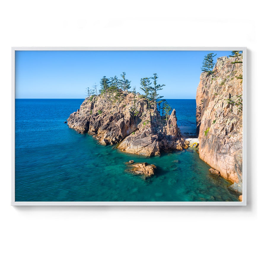 Dolphin Point, Blue Pearl Bay - Framed Print