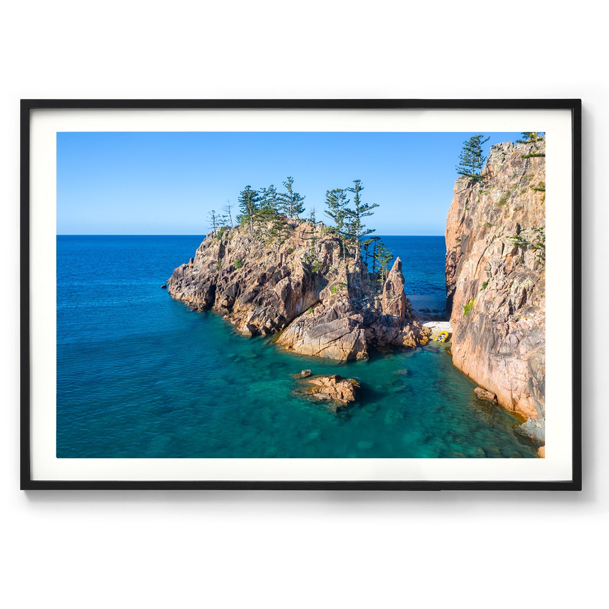 Dolphin Point, Blue Pearl Bay - Framed Print