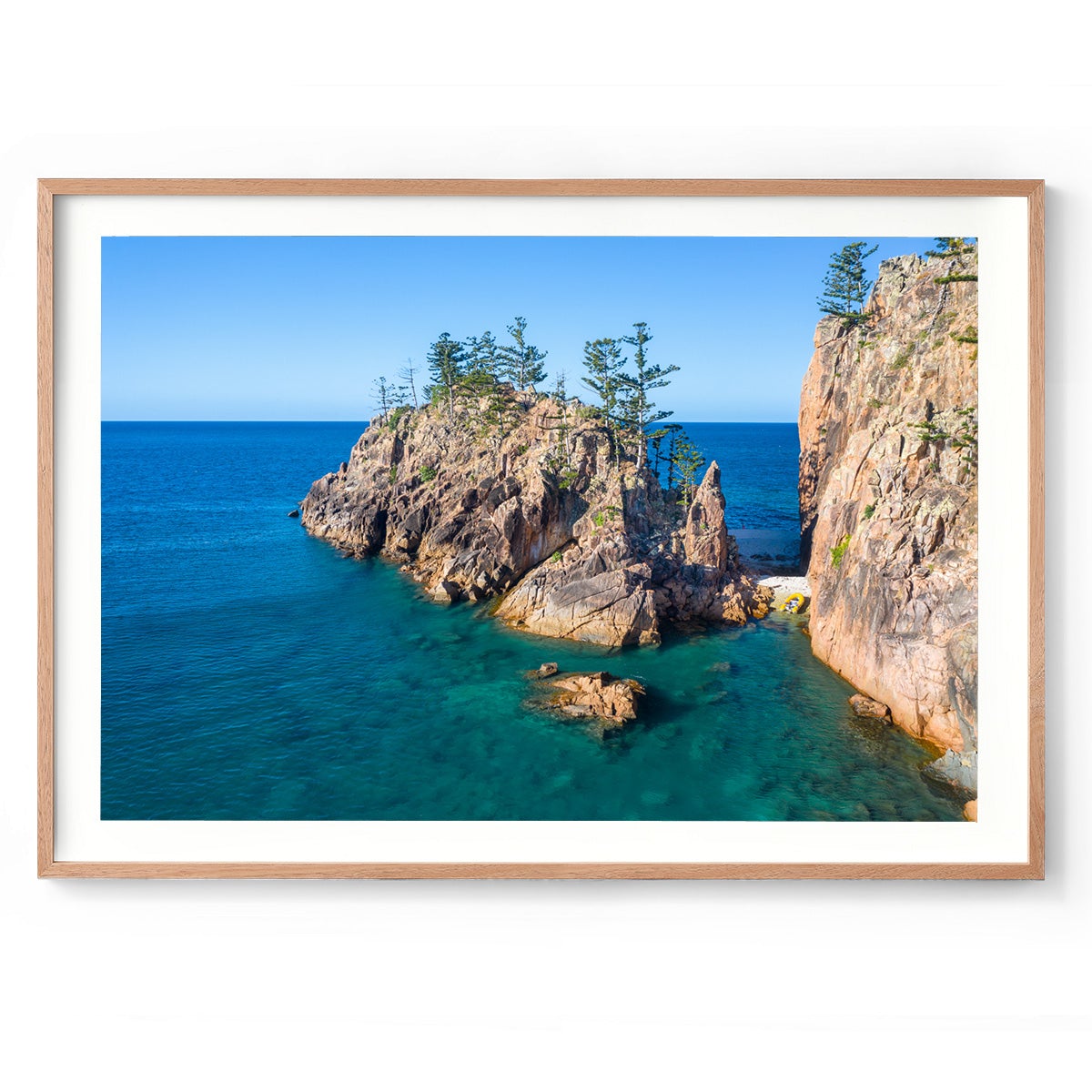 Dolphin Point, Blue Pearl Bay - Framed Print