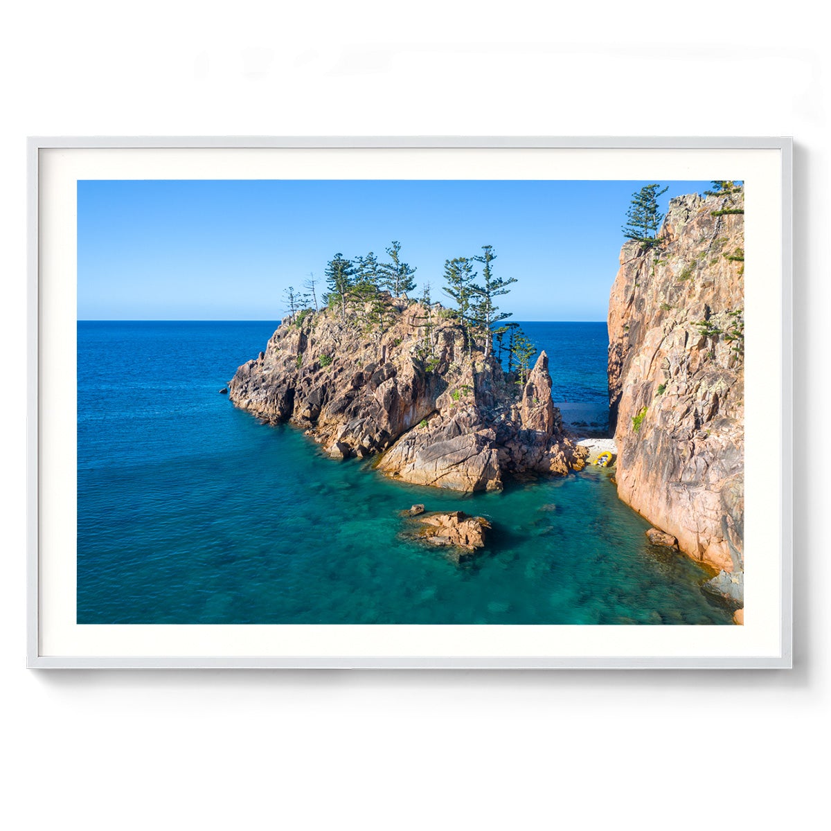 Dolphin Point, Blue Pearl Bay - Framed Print