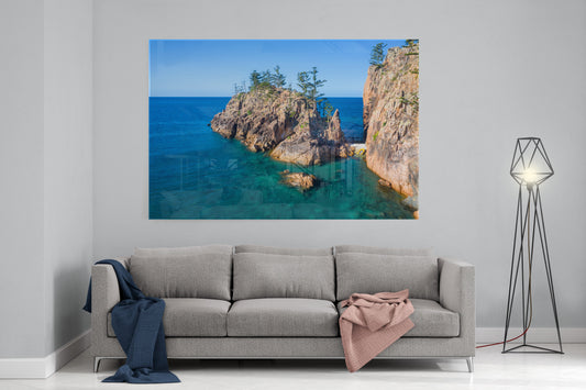 Dolphin Point, Blue Pearl Bay - Acrylic Print