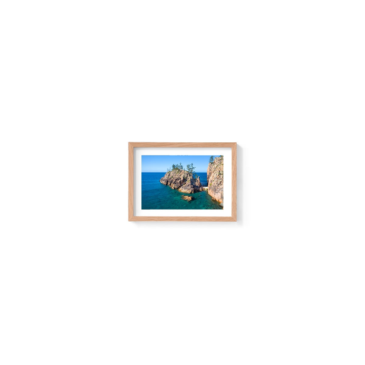 Dolphin Point, Blue Pearl Bay - Framed Print