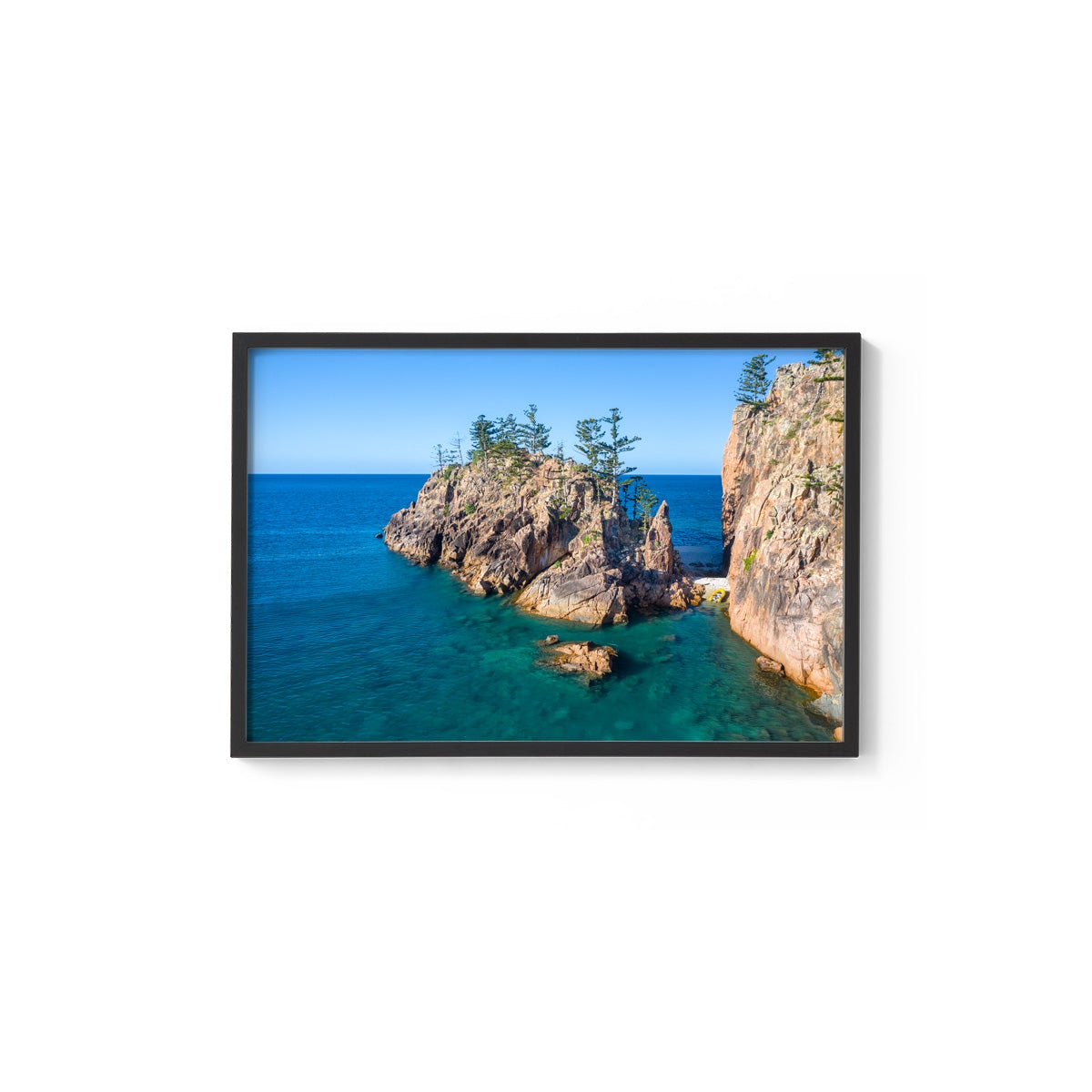 Dolphin Point, Blue Pearl Bay - Framed Print