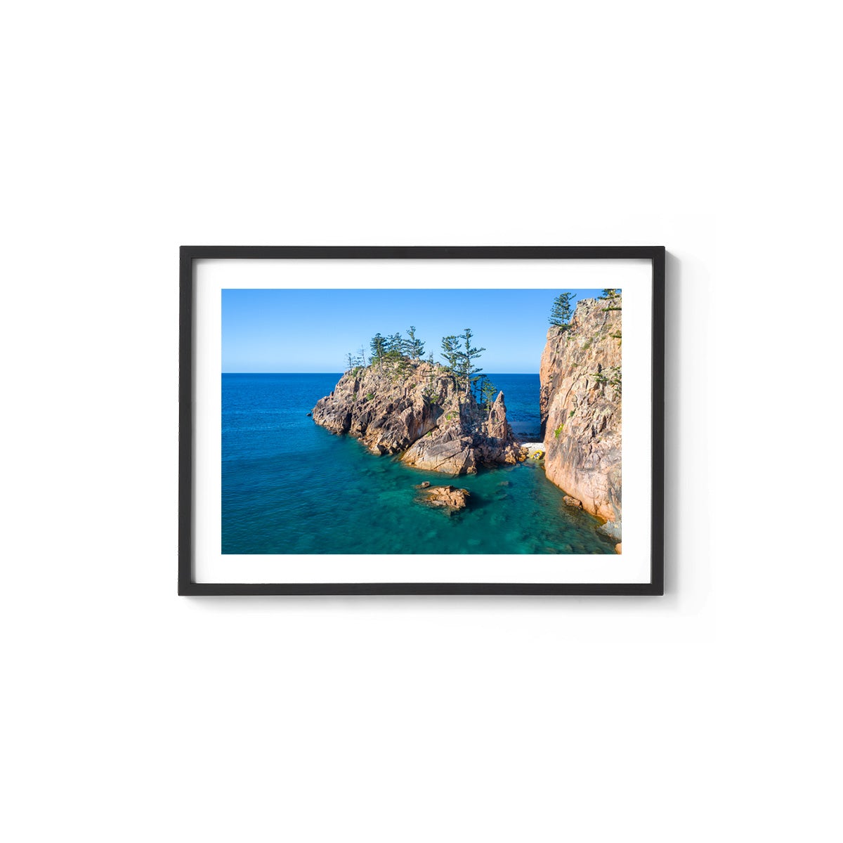 Dolphin Point, Blue Pearl Bay - Framed Print