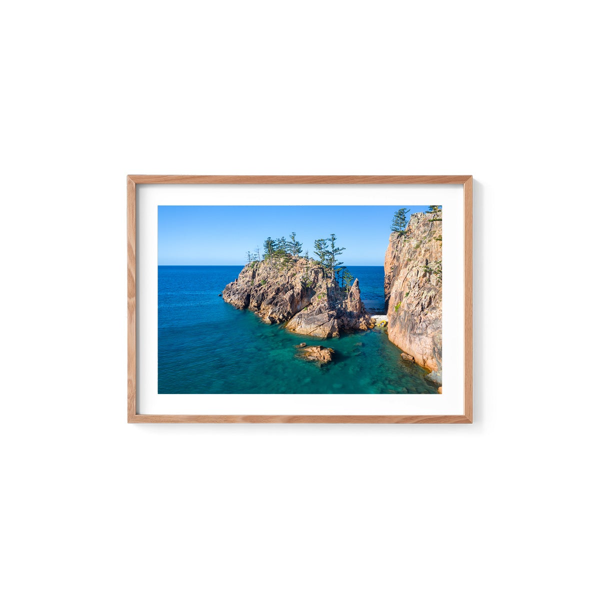 Dolphin Point, Blue Pearl Bay - Framed Print