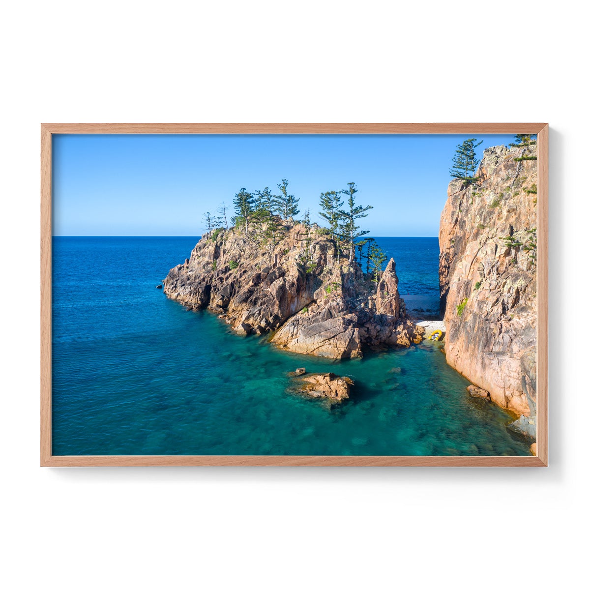 Dolphin Point, Blue Pearl Bay - Framed Print