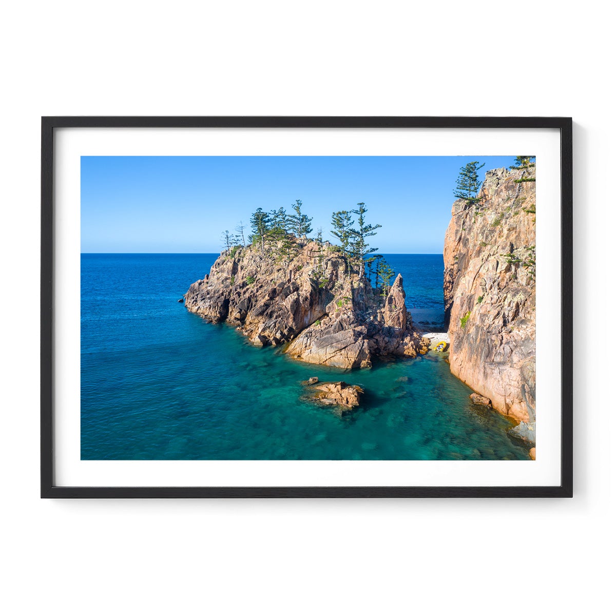 Dolphin Point, Blue Pearl Bay - Framed Print